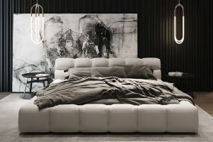Komfortowe i designerskie łóżko BONITO